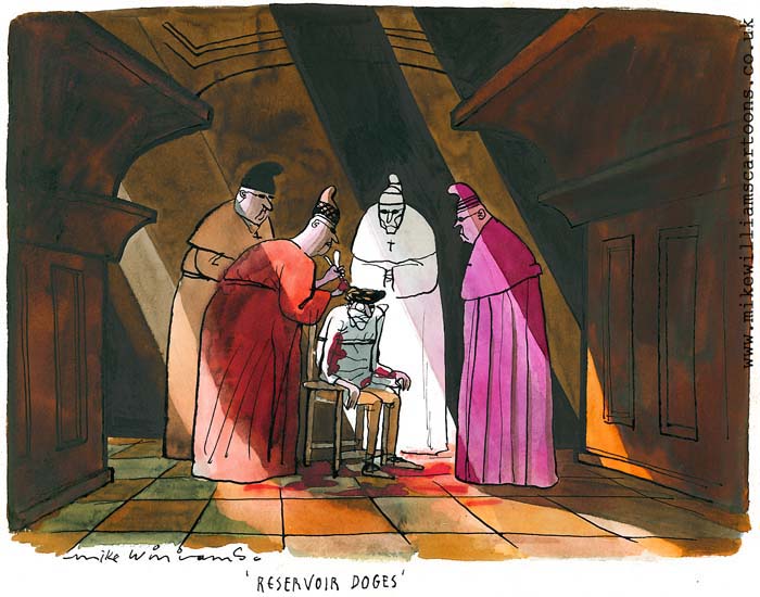 Reservoir Doges cartoon by Mike Williams